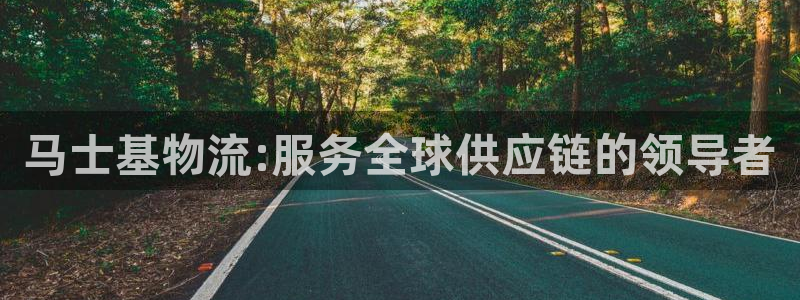 豪门国际推广链接是多少：马士基物流: