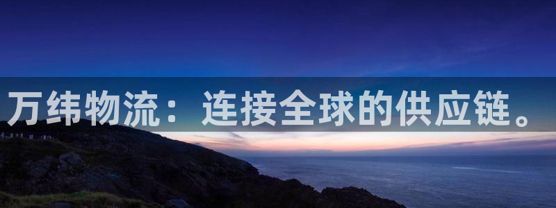 豪门国际app怎么注销：万纬物流：连
